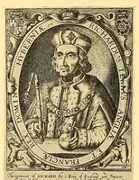 An illustration from Baziliologia, a booke of kings; notes on a rare series of engraved English royal portraits from William the Conqueror to James I (1913)