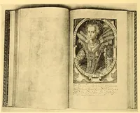 An illustration from Baziliologia, a booke of kings; notes on a rare series of engraved English royal portraits from William the Conqueror to James I (1913)