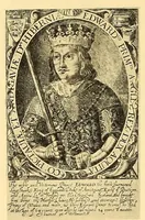 An illustration from Baziliologia, a booke of kings; notes on a rare series of engraved English royal portraits from William the Conqueror to James I (1913)