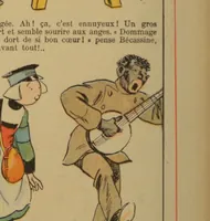 An illustration from Bécassine voyage; (1921)