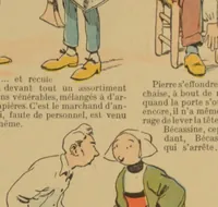 An illustration from Bécassine voyage; (1921)