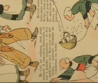 An illustration from Bécassine voyage; (1921)