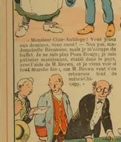 An illustration from Bécassine voyage; (1921)
