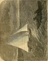 An illustration from Bear and forbear, or, The young skipper of Lake Ucayga (1871)