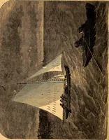 An illustration from Bear and forbear, or, The young skipper of Lake Ucayga (1870)