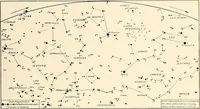 An illustration from A beginner's star-book; an easy guide to the stars and to the astronomical uses of the opera-glass, the field-glass and the telescope (1912)