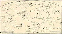 An illustration from A beginner's star-book; an easy guide to the stars and to the astronomical uses of the opera-glass, the field-glass and the telescope (1912)