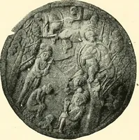 An illustration from The beginnings of Buddhist art, and other essays in Indian and Central-Asian archæology (1917)