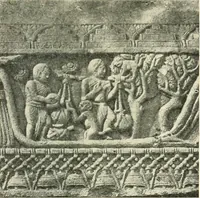 An illustration from The beginnings of Buddhist art, and other essays in Indian and Central-Asian archæology (1917)