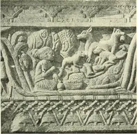 An illustration from The beginnings of Buddhist art, and other essays in Indian and Central-Asian archæology (1917)
