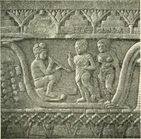 An illustration from The beginnings of Buddhist art, and other essays in Indian and Central-Asian archæology (1917)