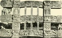 An illustration from The beginnings of Buddhist art, and other essays in Indian and Central-Asian archæology (1917)