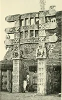 An illustration from The beginnings of Buddhist art, and other essays in Indian and Central-Asian archæology (1917)