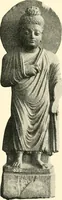 An illustration from The beginnings of Buddhist art, and other essays in Indian and Central-Asian archæology (1917)