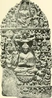 An illustration from The beginnings of Buddhist art, and other essays in Indian and Central-Asian archæology (1917)