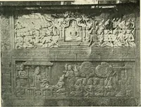 An illustration from The beginnings of Buddhist art, and other essays in Indian and Central-Asian archæology (1917)