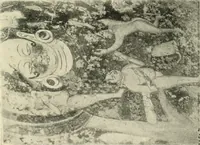 An illustration from The beginnings of Buddhist art, and other essays in Indian and Central-Asian archæology (1917)