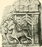 An illustration from The beginnings of Buddhist art, and other essays in Indian and Central-Asian archæology (1917)