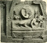 An illustration from The beginnings of Buddhist art, and other essays in Indian and Central-Asian archæology (1917)