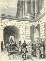 An illustration from Behind the scenes in Washington (1873)