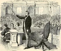 An illustration from Behind the scenes in Washington (1873)