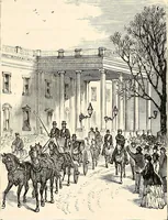 An illustration from Behind the scenes in Washington (1873)