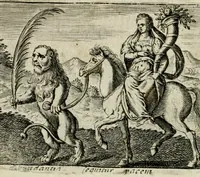 Picture 7 of 38 from Bellerophon, of, Lust tot wysheyt : door sinne-beelden leerlijck vertoont : waer by gevoegt zijn de vrolijcke stemmen, of, stichtige en vermaeckelijcke liedekens en dicten, genomen uyt de geoorolofde vrolickheyd, tot opweckinge der goede zeden : waer by noch konnen gebonden werden, het tweede deel Urania of hemel-sang, als mede het derde deel, Ghesang der Zeden, van den selfden auteur ... (1695), leaf 30