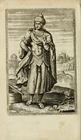 An illustration from Bellerophon, of, Lust tot wysheyt : door sinne-beelden leerlijck vertoont : waer by gevoegt zijn de vrolijcke stemmen, of, stichtige en vermaeckelijcke liedekens en dicten, genomen uyt de geoorolofde vrolickheyd, tot opweckinge der goede zeden : waer by noch konnen gebonden werden, het tweede deel Urania of hemel-sang, als mede het derde deel, Ghesang der Zeden, van den selfden auteur ... (1695)