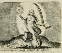 Picture 8 of 38 from Bellerophon, of, Lust tot wysheyt : door sinne-beelden leerlijck vertoont : waer by gevoegt zijn de vrolijcke stemmen, of, stichtige en vermaeckelijcke liedekens en dicten, genomen uyt de geoorolofde vrolickheyd, tot opweckinge der goede zeden : waer by noch konnen gebonden werden, het tweede deel Urania of hemel-sang, als mede het derde deel, Ghesang der Zeden, van den selfden auteur ... (1695), leaf 32