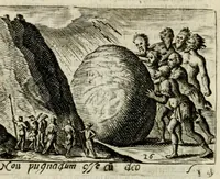 Picture 12 of 38 from Bellerophon, of, Lust tot wysheyt : door sinne-beelden leerlijck vertoont : waer by gevoegt zijn de vrolijcke stemmen, of, stichtige en vermaeckelijcke liedekens en dicten, genomen uyt de geoorolofde vrolickheyd, tot opweckinge der goede zeden : waer by noch konnen gebonden werden, het tweede deel Urania of hemel-sang, als mede het derde deel, Ghesang der Zeden, van den selfden auteur ... (1695), leaf 44