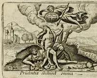 Picture 17 of 38 from Bellerophon, of, Lust tot wysheyt : door sinne-beelden leerlijck vertoont : waer by gevoegt zijn de vrolijcke stemmen, of, stichtige en vermaeckelijcke liedekens en dicten, genomen uyt de geoorolofde vrolickheyd, tot opweckinge der goede zeden : waer by noch konnen gebonden werden, het tweede deel Urania of hemel-sang, als mede het derde deel, Ghesang der Zeden, van den selfden auteur ... (1695), leaf 54