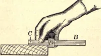 An illustration from Bench work in wood; a course of study and practice designed for the use of schools and colleges (1888)
