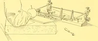 An illustration from Ben Day shading mediums, for art work on stone, metal & card board; (1920)