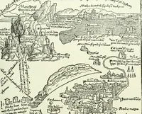 An illustration from Bernhard von Breydenbach and his journey to the Holy Land 1483-4 : a bibliography (1911)