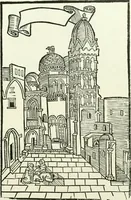 An illustration from Bernhard von Breydenbach and his journey to the Holy Land 1483-4 : a bibliography (1911)