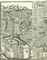 An illustration from Bernhard von Breydenbach and his journey to the Holy Land 1483-4 : a bibliography (1911)