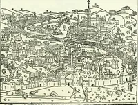 An illustration from Bernhard von Breydenbach and his journey to the Holy Land 1483-4 : a bibliography (1911)