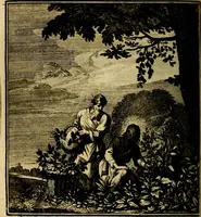 An illustration from Beschouwing der wereld : bestaande in hondert konstige figuuren, met godlyke spreuken en stichtelyke verzen (1708)