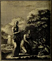 An illustration from Beschouwing der wereld : bestaande in hondert konstige figuuren, met godlyke spreuken en stichtelyke verzen (1708)