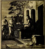 An illustration from Beschouwing der wereld : bestaande in hondert konstige figuuren, met godlyke spreuken en stichtelyke verzen (1708)