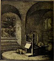 An illustration from Beschouwing der wereld : bestaande in hondert konstige figuuren, met godlyke spreuken en stichtelyke verzen (1708)