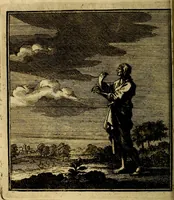 An illustration from Beschouwing der wereld : bestaande in hondert konstige figuuren, met godlyke spreuken en stichtelyke verzen (1708)