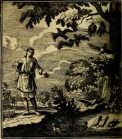 An illustration from Beschouwing der wereld : bestaande in hondert konstige figuuren, met godlyke spreuken en stichtelyke verzen (1708)