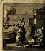 Picture 8 of 97 from Beschouwing der wereld : bestaande in hondert konstige figuuren, met godlyke spreuken en stichtelyke verzen (1708), leaf 33