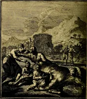 Picture 84 of 97 from Beschouwing der wereld : bestaande in hondert konstige figuuren, met godlyke spreuken en stichtelyke verzen (1708), leaf 357