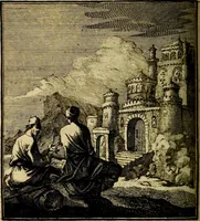 An illustration from Beschouwing der wereld : bestaande in hondert konstige figuuren, met godlyke spreuken en stichtelyke verzen (1708)