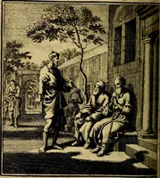 An illustration from Beschouwing der wereld : bestaande in hondert konstige figuuren, met godlyke spreuken en stichtelyke verzen (1708)