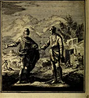 An illustration from Beschouwing der wereld : bestaande in hondert konstige figuuren, met godlyke spreuken en stichtelyke verzen (1708)