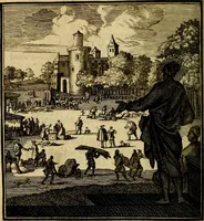 An illustration from Beschouwing der wereld : bestaande in hondert konstige figuuren, met godlyke spreuken en stichtelyke verzen (1708)