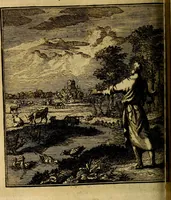 An illustration from Beschouwing der wereld : bestaande in hondert konstige figuuren, met godlyke spreuken en stichtelyke verzen (1708)